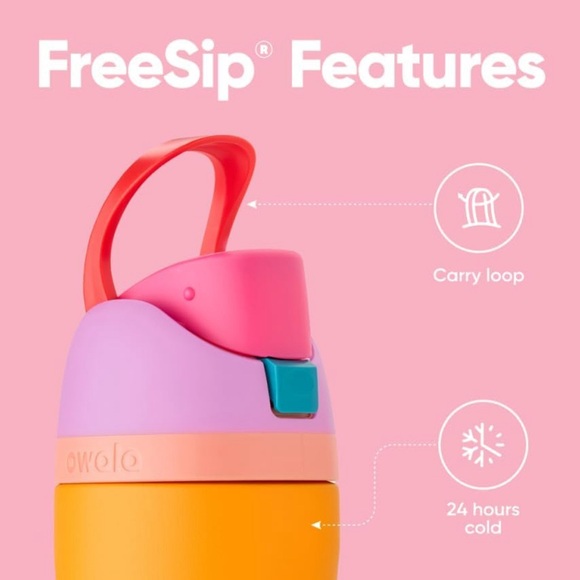 Owala FreeSip Stainless Steel Water Bottle - Picture 2 of 5